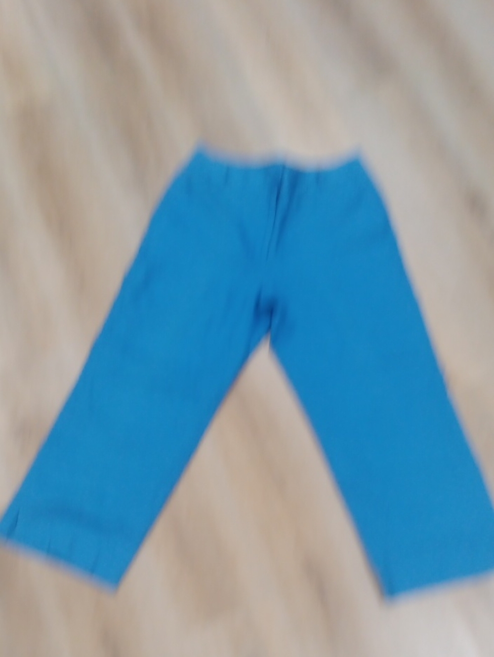Kim Rogers Bright Blue Cropped Pants